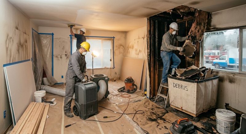 Fire Damage Cleanup in Mesa, AZ