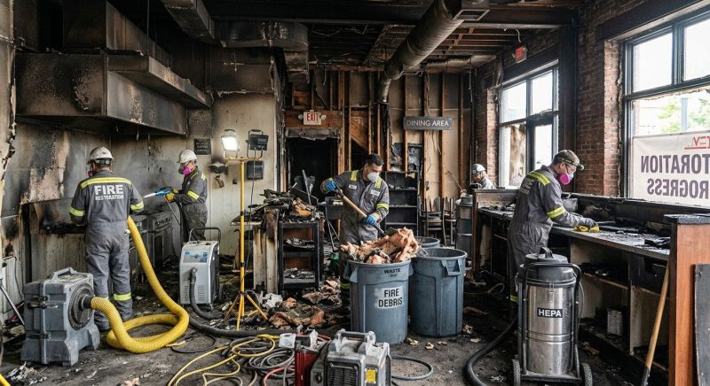 Commercial Fire Damage Repair in Santa Rosa, CA